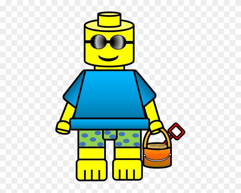 Summer Beach Lego Inspired Kids Clipart For Teachers - Summer Beach Lego Inspired Kids Clipart For Teachers #235000