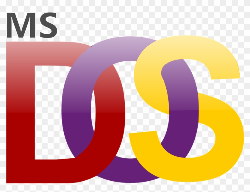 Microsoft, Dos, Ms, Logo, Operating System - Dos Operating System Logo #235093