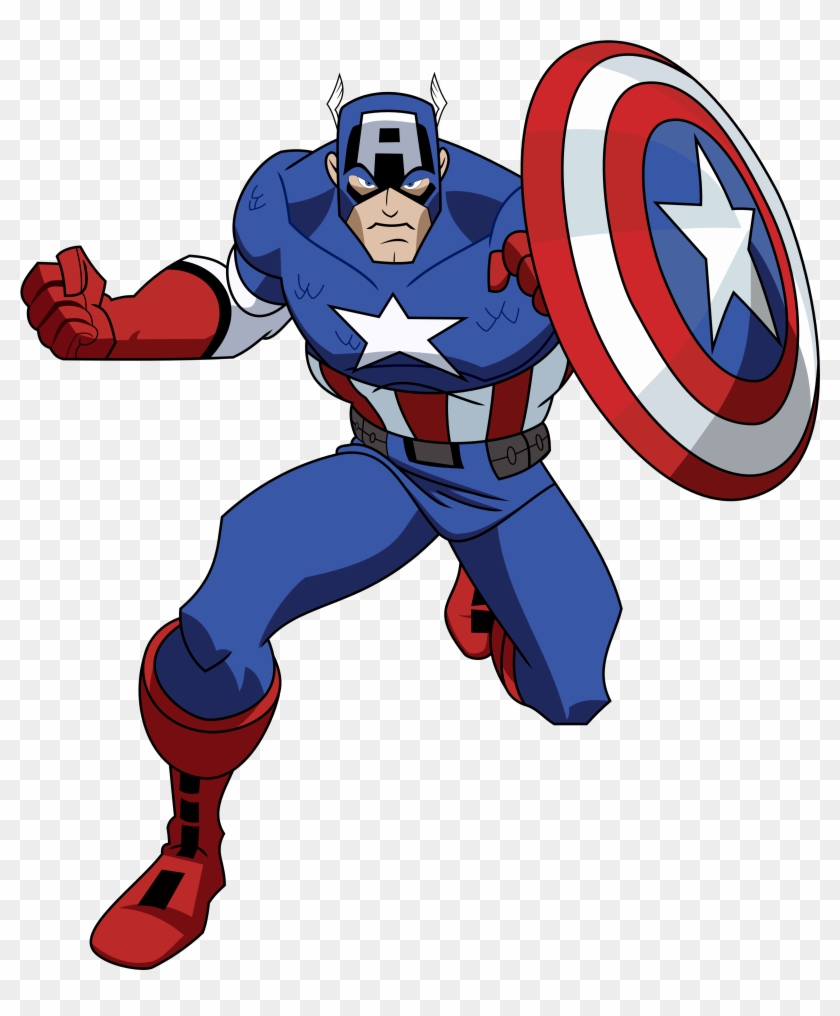 Captain America Clipart 9ipzkr9at - Avengers Earth's Mightiest Heroes Captain #235363