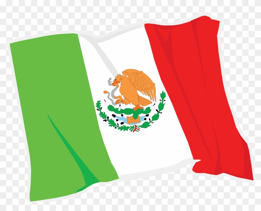 Gorgeous Ideas Mexican Flag Clipart File Mexico Waving - Mexico Clipart Flag Transparent #235413