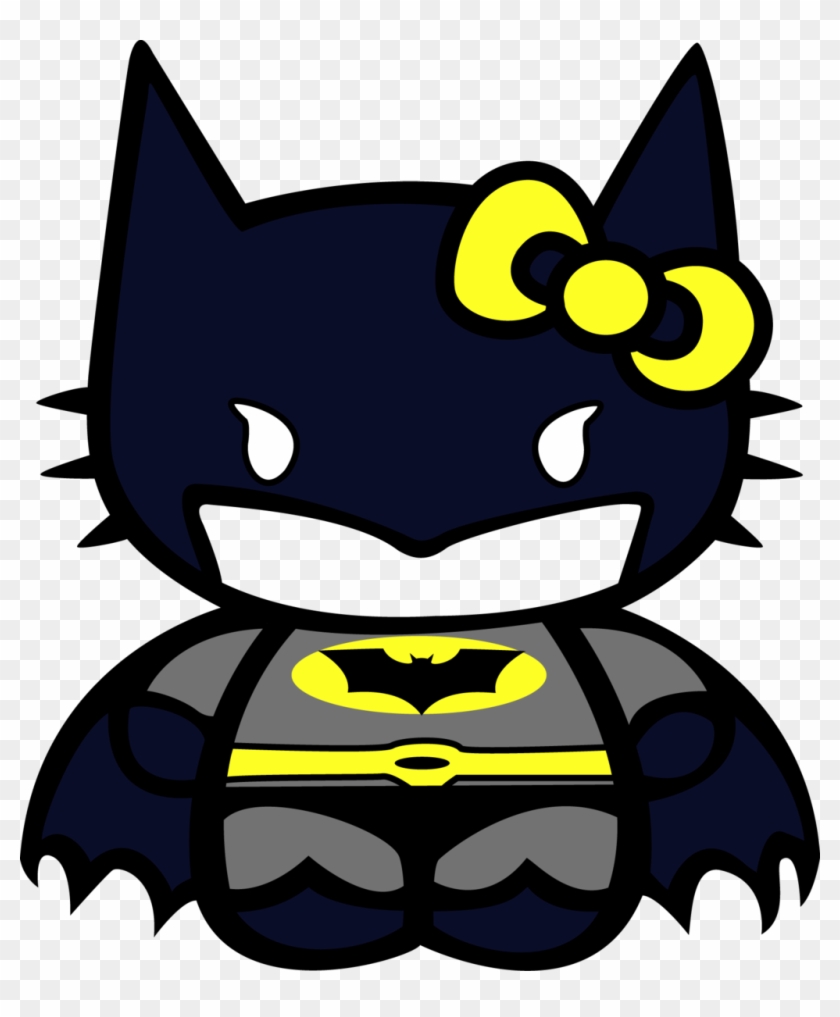 Batman Clipart Hello Kitty - Hello Kitty Batman #235433