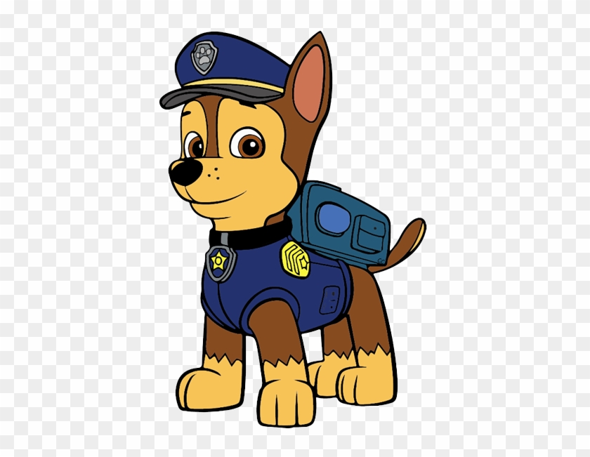 Clipped By Cartoon Clipart - Chase Paw Patrol Cartoon - Free Transparent PN...
