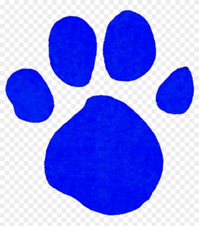 Comely Blue Paw Print Clip Art Medium Size - Blue's Clues Gold Clues #235530