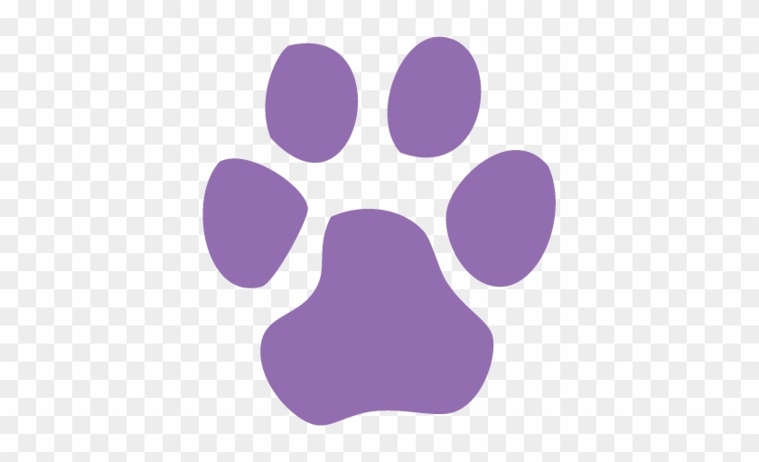 Purple Paw Print - Paw #235552