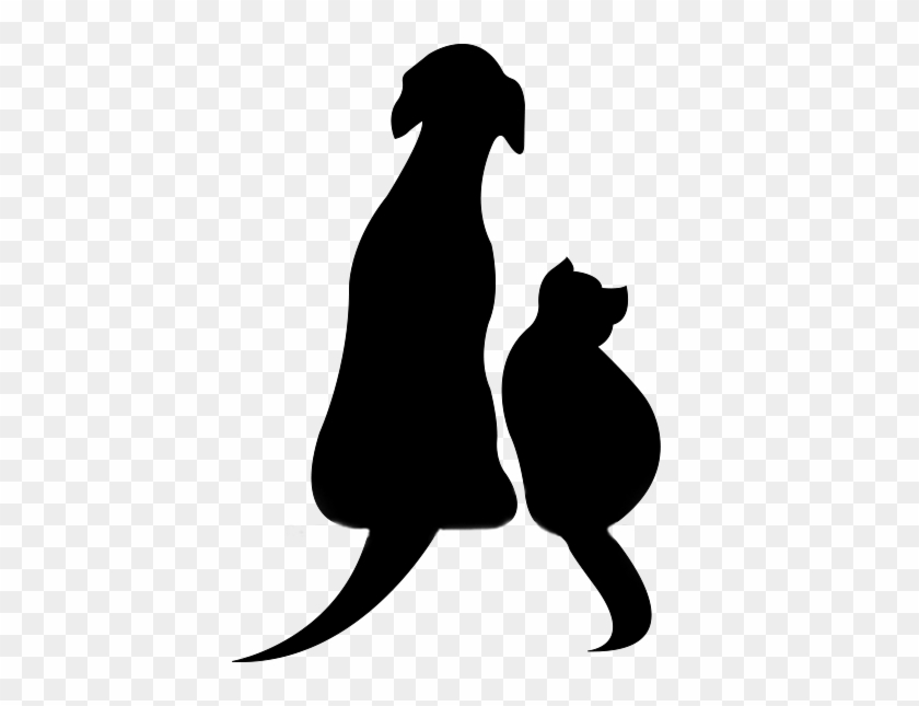 Saturday & Sunday - Dog And Cat Silhouette Clip Art Free #235562