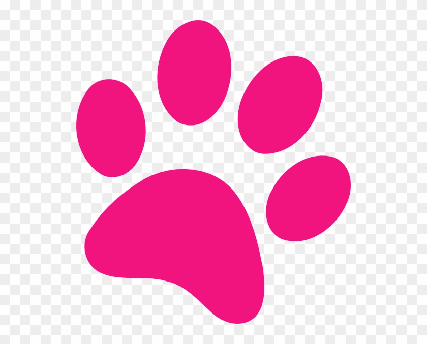 Pink Paw Print Logo #235585