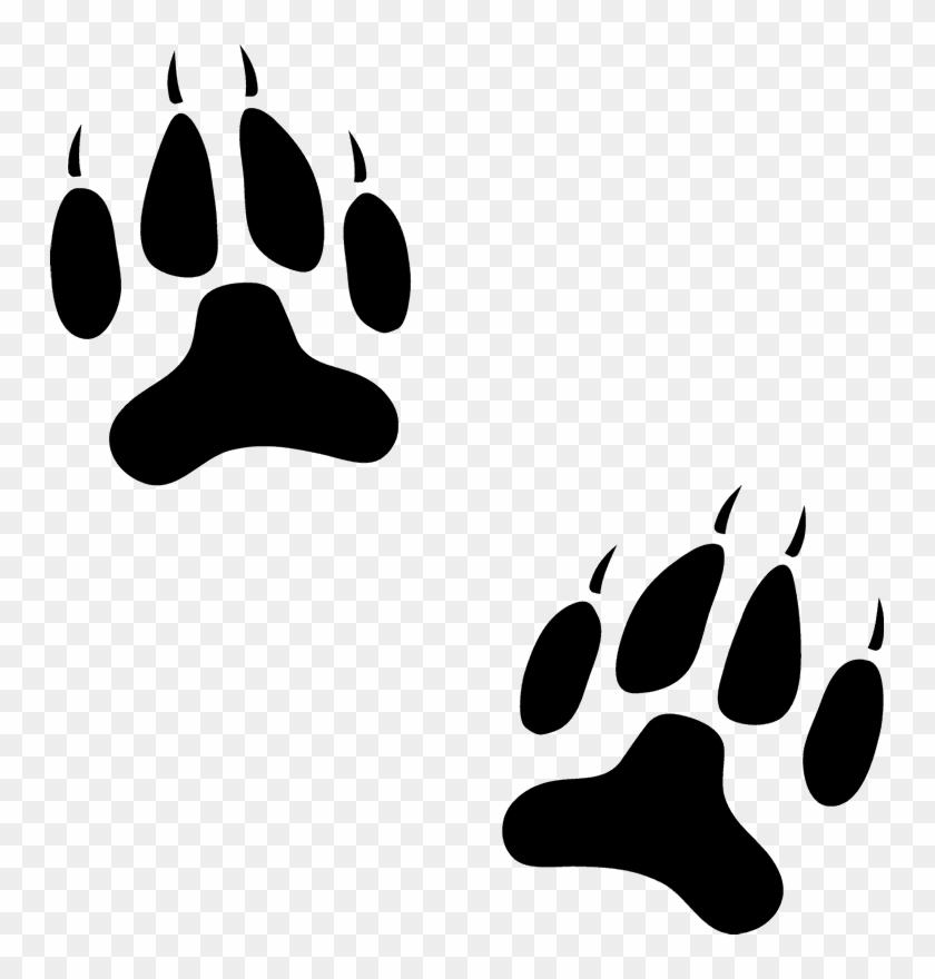 Dog Paw Prints Stamp - Paw #235630