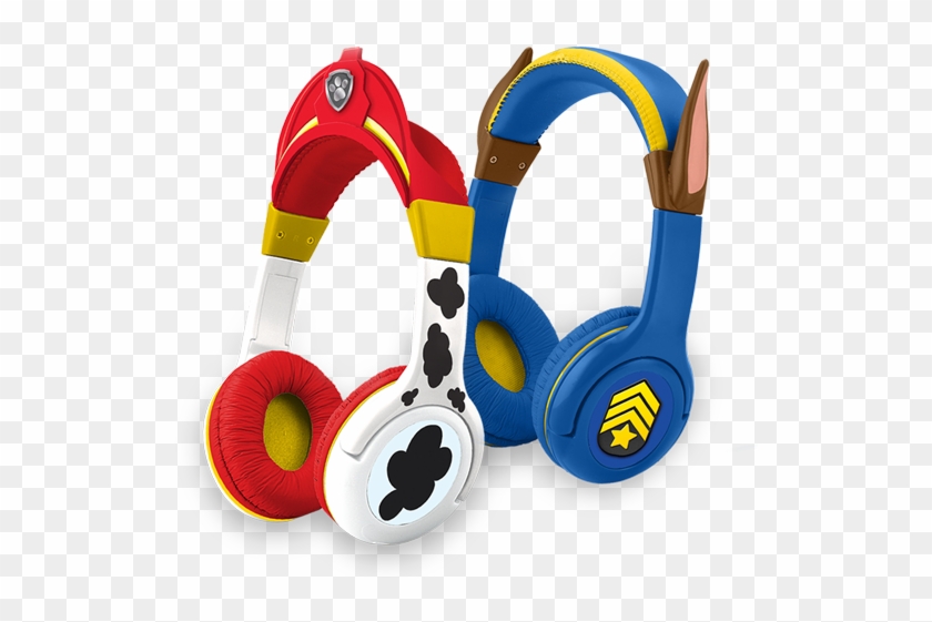 Style And Sound That Will Rock You To The Core - Paw Patrol Chase Youth Headphones #235642