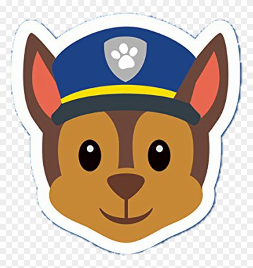 Chase Sticker - Chase Face Paw Patrol #235690