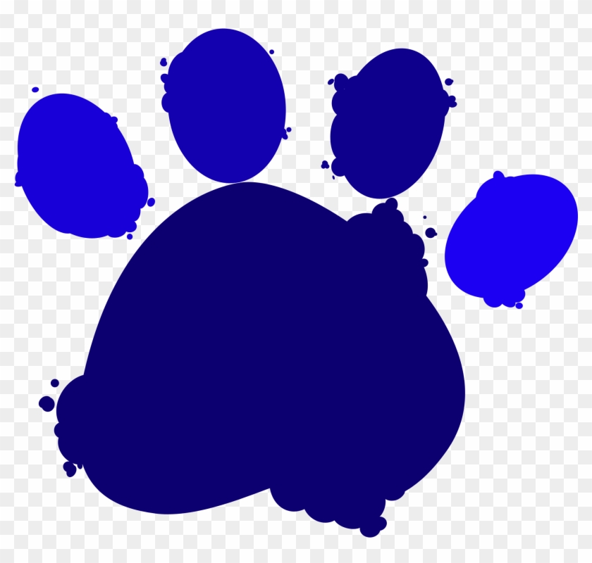 Paw Print Clip Art - Blue Clues Paw Print #235696