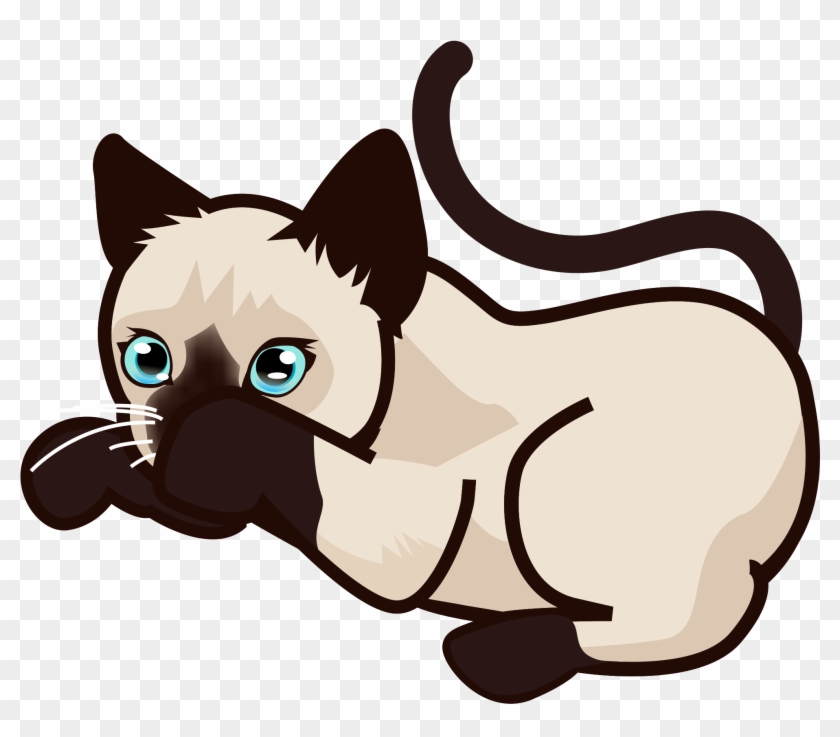 Best Cat Ever Images - Siamase Cat Cartoon Png #235707