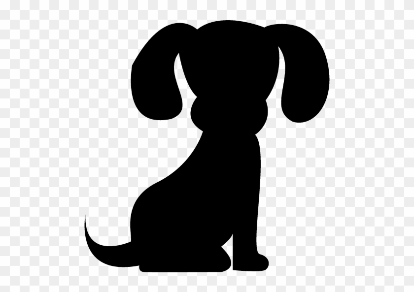 Dog Small Pet Silhouette Â‹† Free Vectors, Logos, Icons - Cute Dog Silhouette #235706