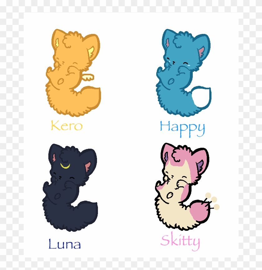 Anime Cat Adoptables Set By Kuribohfangirl32 - Anime #235778