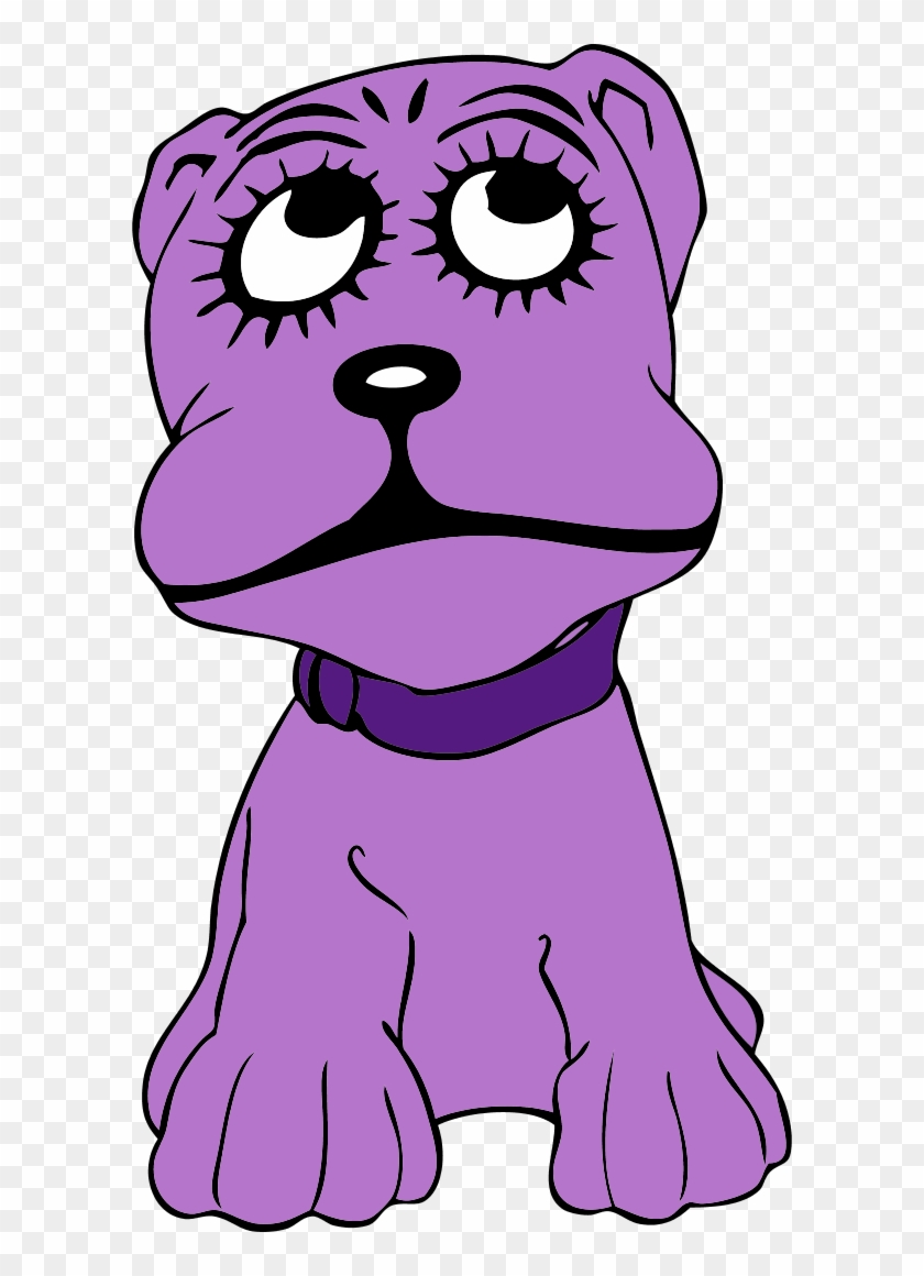 Vector Clip Art - Cartoon Dog Shower Curtain #235827