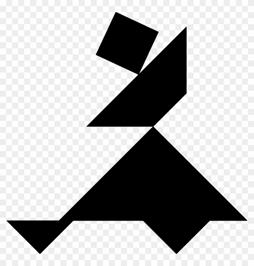 Free Tangram - Tangram Siyah Şekiller #235892