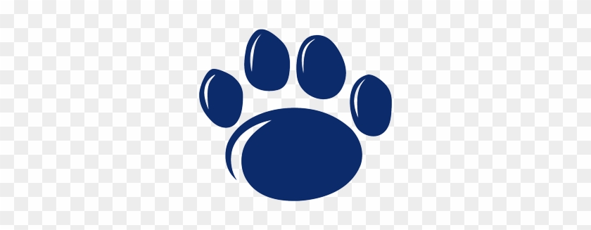 Penn State Paw Print Blue - Penn State Paw Print #235941