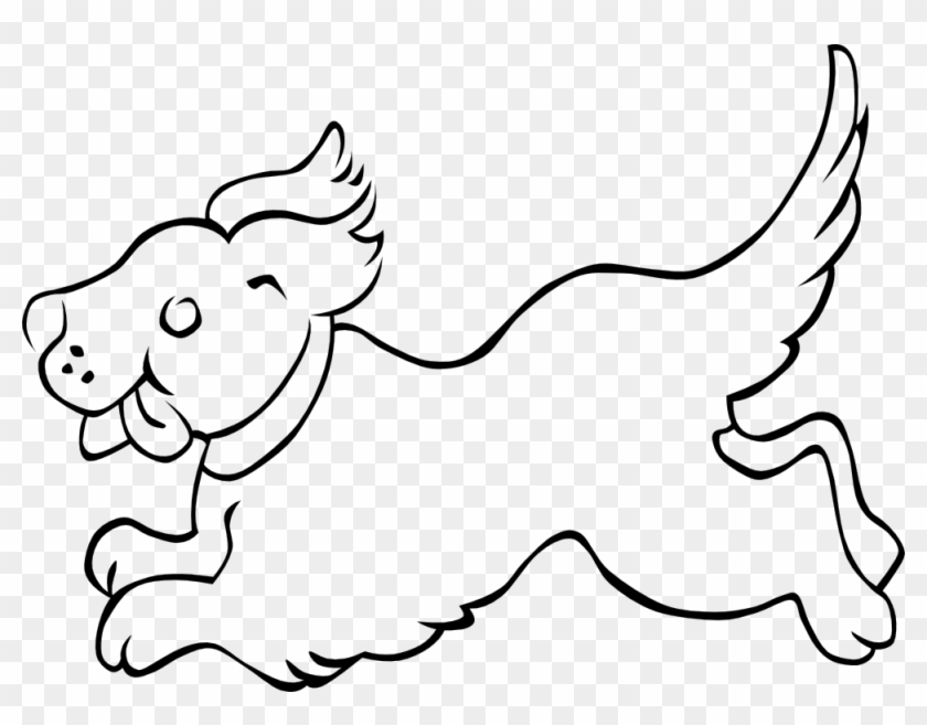 Bulldog Puppy Clipart - Draw A Puppy Running #235943