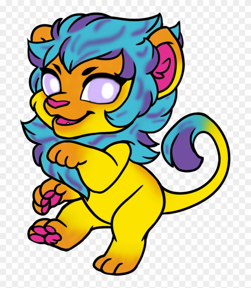 Chibi Lion Non-binary By Mineasaur44 - Lion Base Chibi #235945