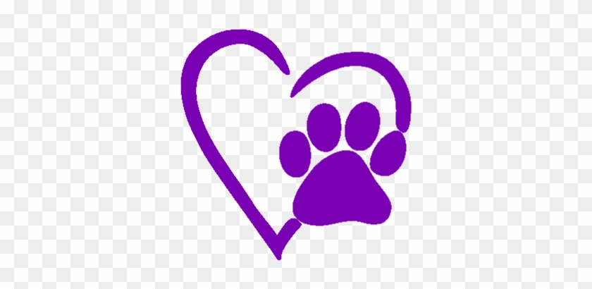 Heart Paw Print Decal - Heart Paw Print Clip Art #235973