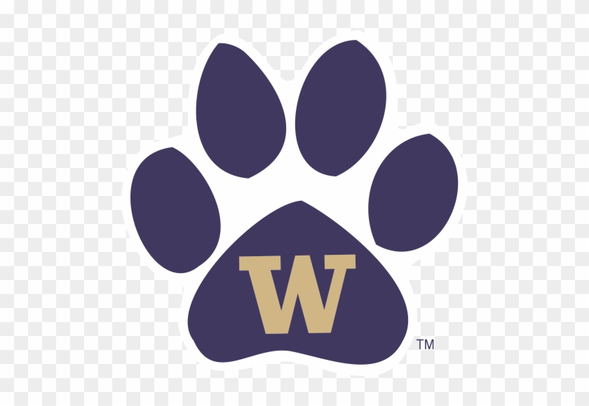 Husky Paw Print - University Of Washington Paw #235979