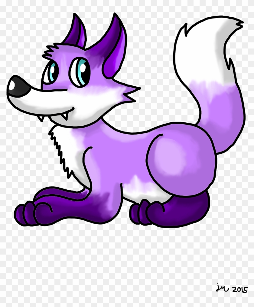 Purple Fox 2 By Iuxa Purple Fox 2 By Iuxa - Drawing #236005
