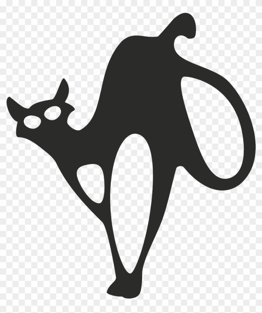 File - Black Cat - Svg - Cat .svg #236069