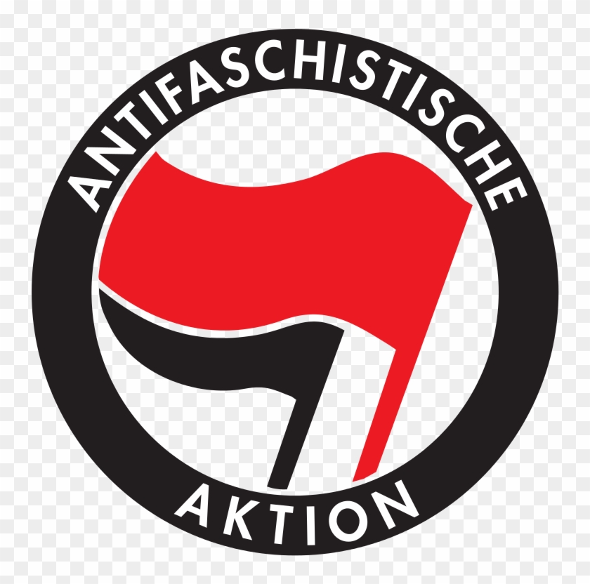 Antifa Flag - Antifa Logo Png #236120