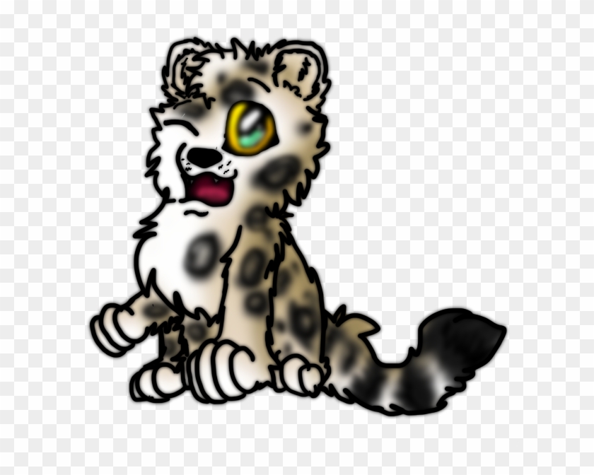 Snow Leopard Clipart Chibi - Clip Art #236122