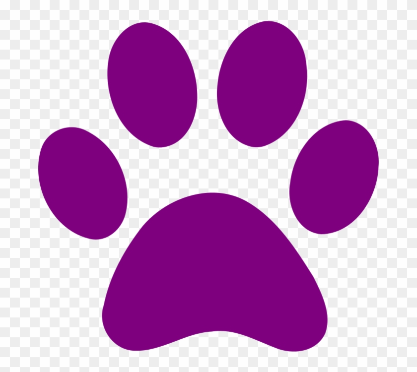 Bunny Paw Print Free Cliparts That You Can Download - Purple Paw Print Clip Art #236143