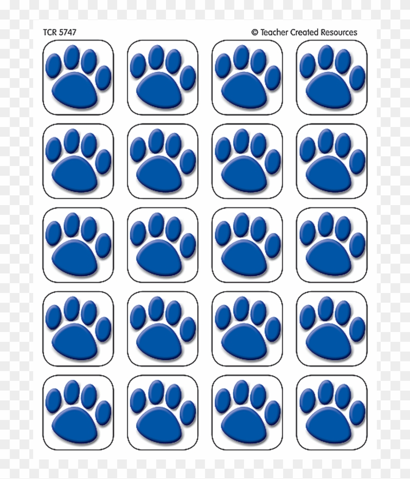 Tcr5747 Blue Paw Prints Stickers Image - Blues Clues Paw Prints #236243