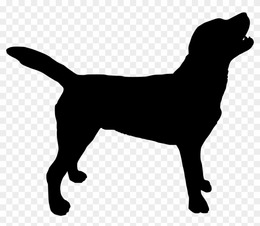 Labrador Retriever Silhouette Puppy Clip Art - Dog Silhouette Transparent Background #236524