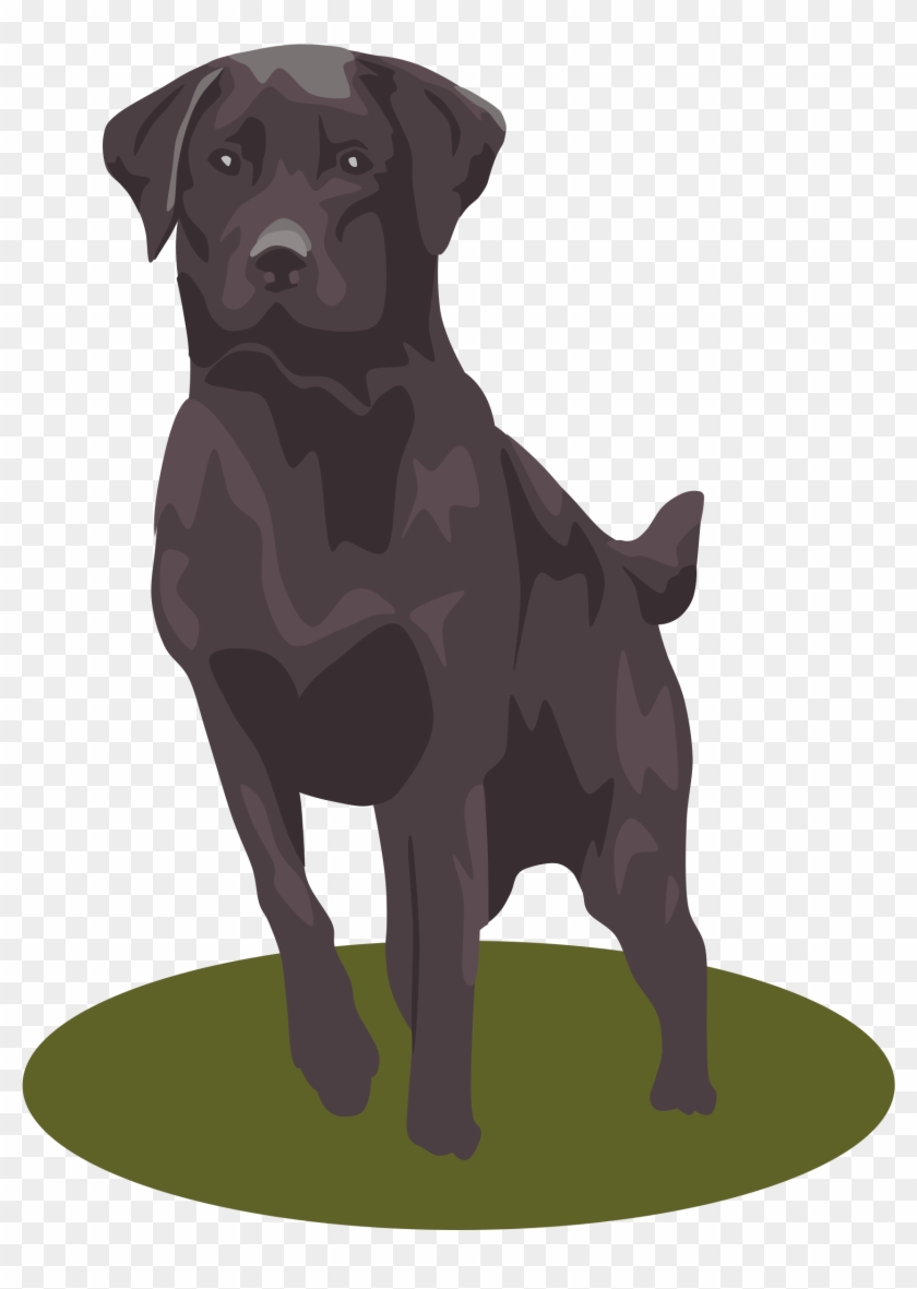 Big Image - Black Lab Clipart Png #236532