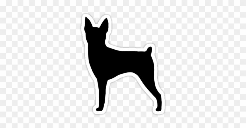 Pet Silhouettes, Vectors, Clipart, Svg - Toy Fox Terrier #236570