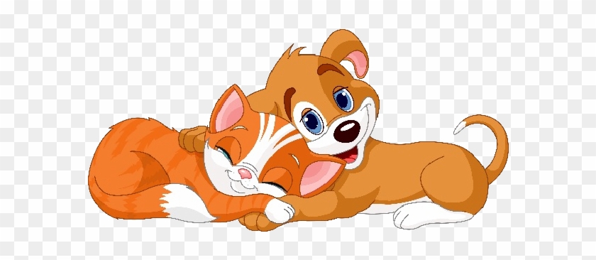 Dog And Cat Cartoon Animal Images - Cartoon Dog And Cat #236584