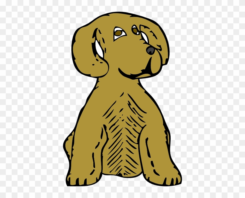 Free Vector Dog Front View Clip Art - Clip Art #236636