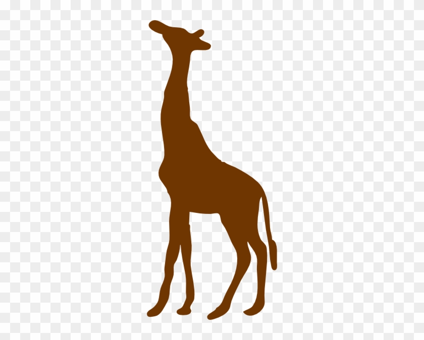 Brown Giraffe Silhouette #236724