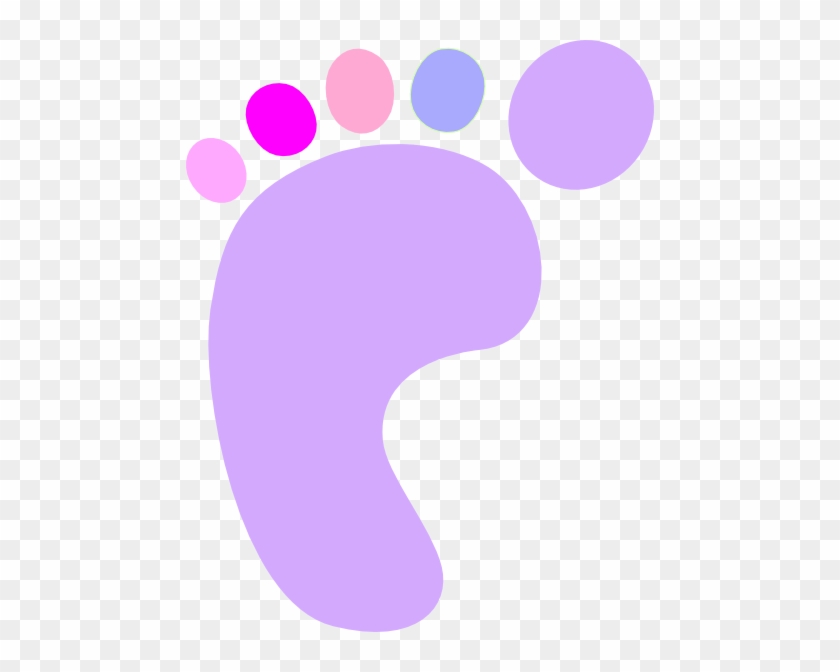 Girl Footprint Clip Art - Clip Art #236740