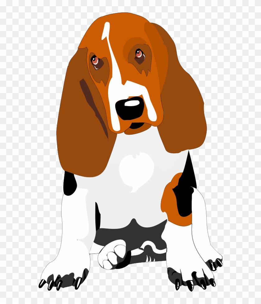 Small - Bassett Hound Clip Art #236748