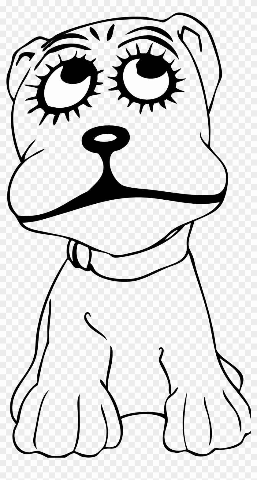 Drawings Of Cartoon Dogs - Cartoon Dog Shower Curtain #236767