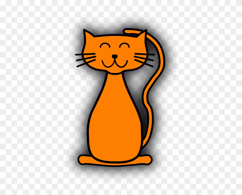 Orange Cat Clipart - Orange Cat Clipart #236822