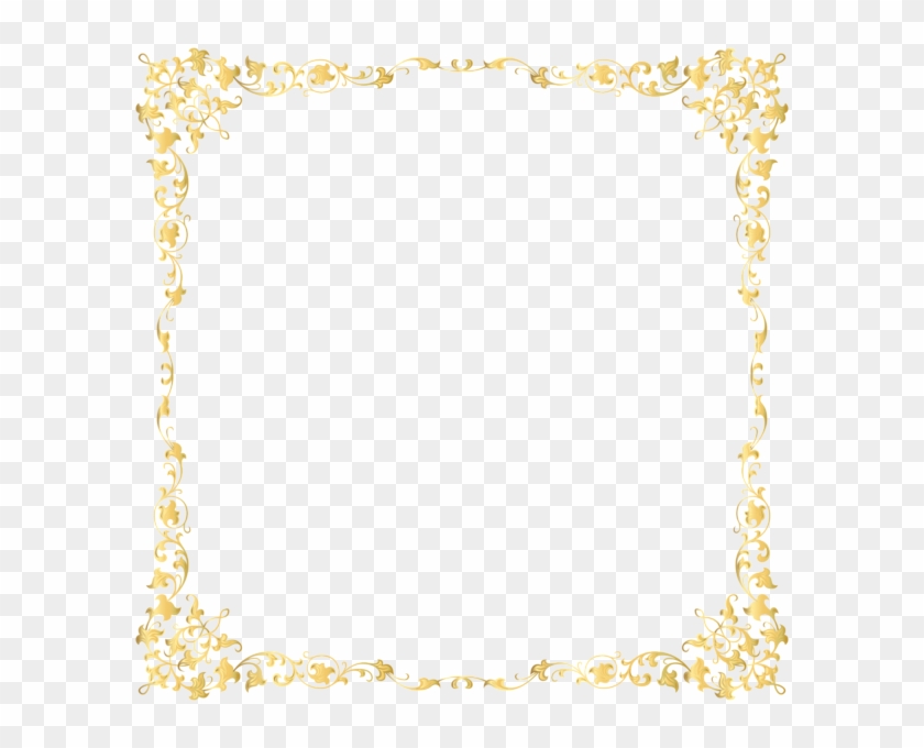 Decorative Transparent Border Png Image - Transparent Background Glitter Border #236857