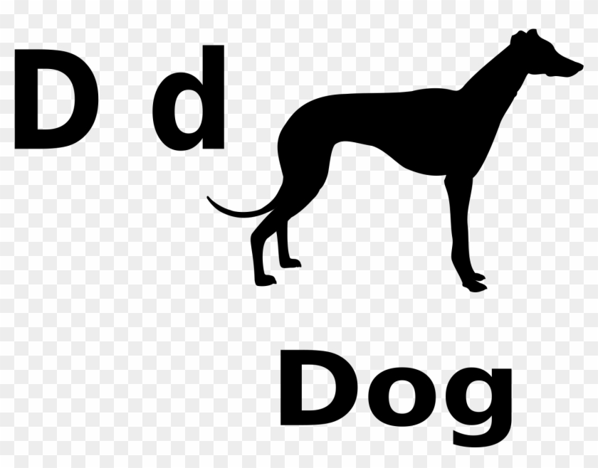 D For Dog 999px - Greyhound Silhouette #236870
