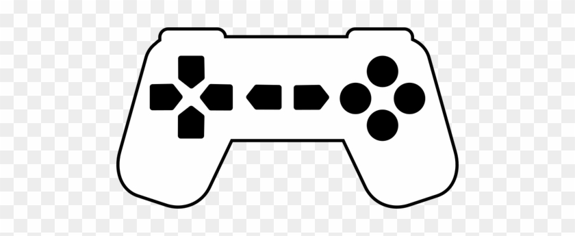 Video Game Clipart Silhouette - Controller Black And White #236873