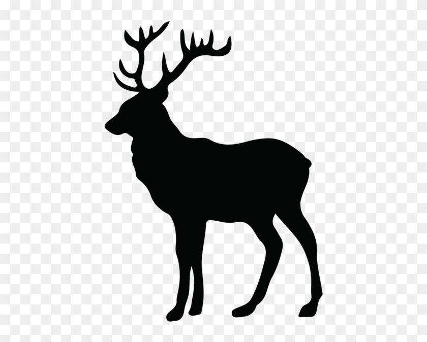 Stag Silhouette Png Transparent Clip Art Image - Stag Silhouette #236887