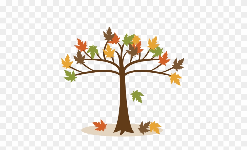 Autumn Tree Svg Files For Scrapbooking Fall Tree Svg - Scalable Vector Graphics #236916