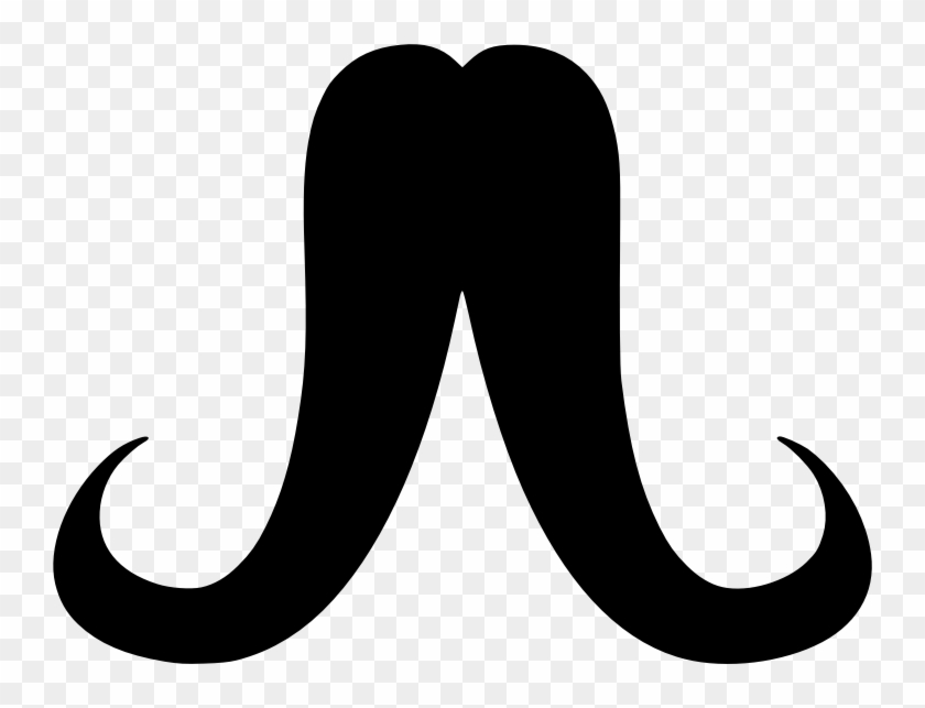 Picture Clipart - Mustache Silhouette #236920