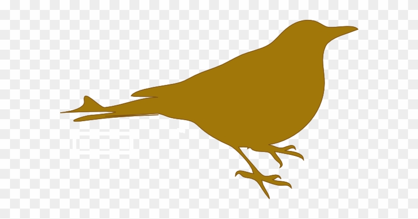 Golden Bird By Bibitebar Clip Art At Clker - Golden Bird Clipart #236932