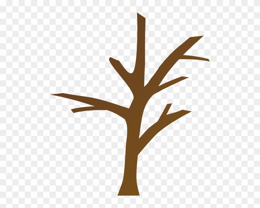 Tree Trunk Clipart - Bare Tree Branch Clip Art #236994