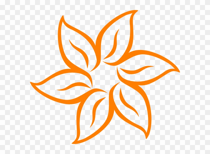 Flower Clip Art Black And White #237048