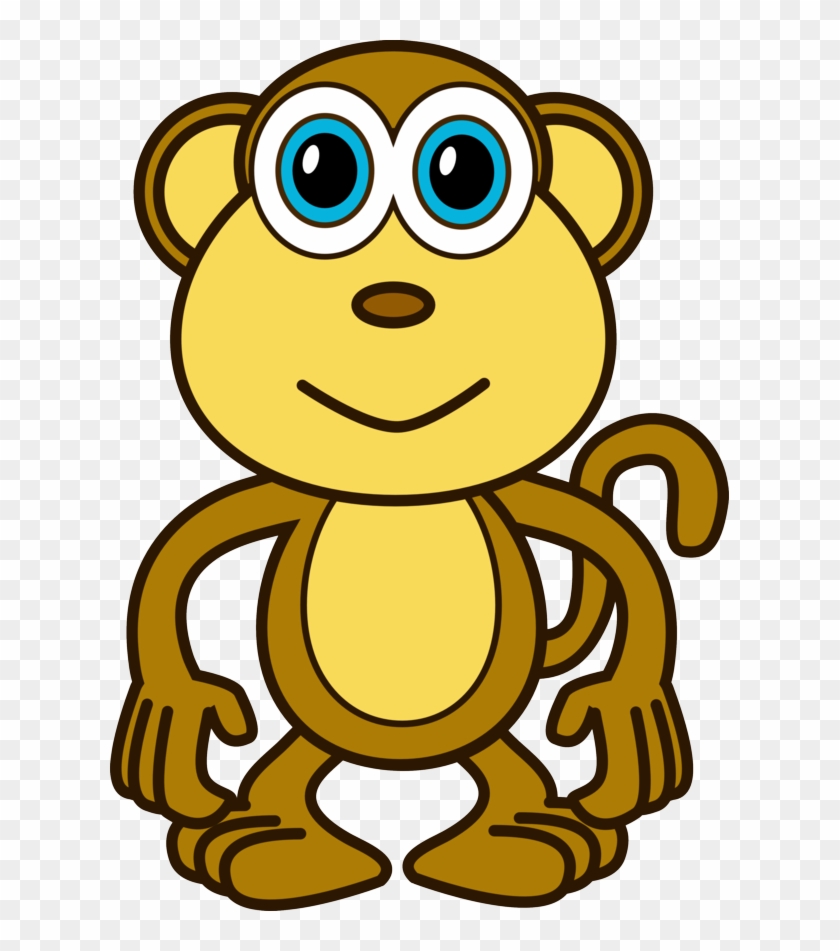 Monkey Cartoon Monkey Cartoon A Mohn Thing - Monkey Business Stay Out Bib #237131
